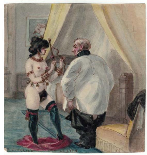 Le courrier de Lyon Ecole Française du XIXème siècle