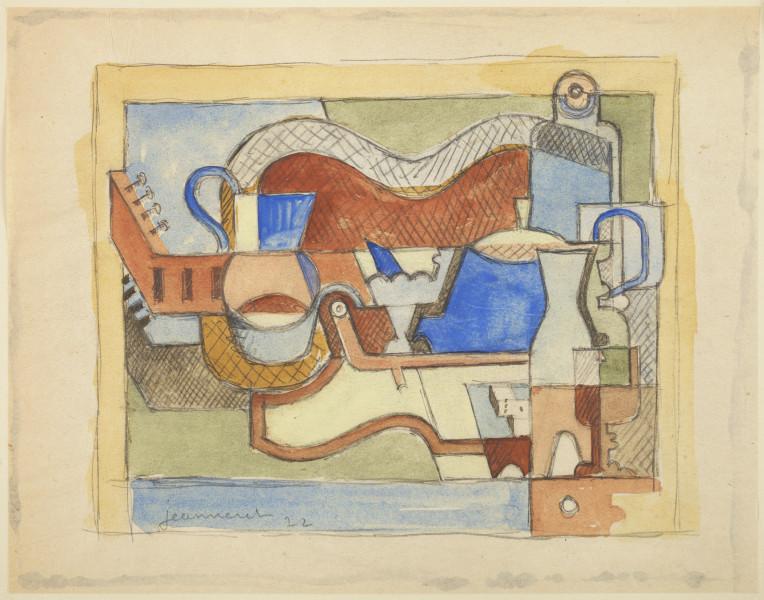 Aquarelle puriste, 1922 - LE CORBUSIER