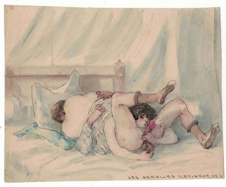 Les services réciproques Ecole Française du XIXème siècle