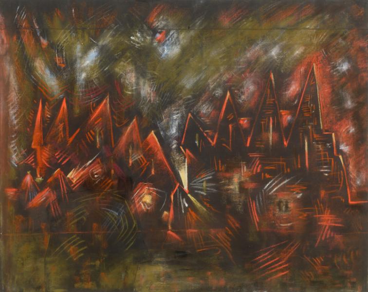 ORAGE DANS LA NUIT, 1963 André MASSON