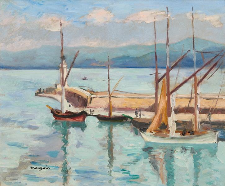 La jetée, Saint-Tropez, automne 1927 Henri MANGUIN
