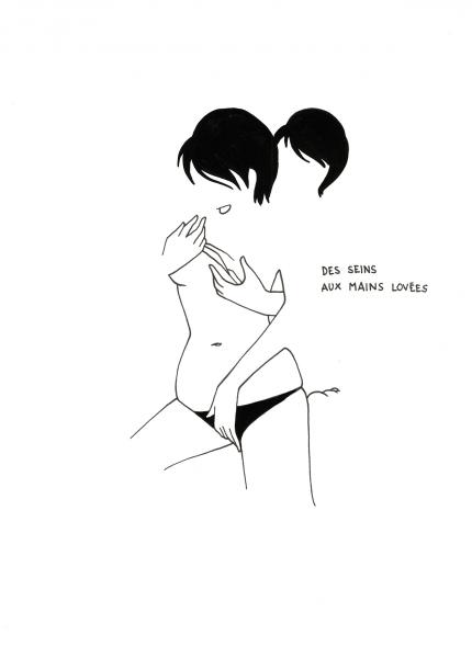 Des seins aux mains lovées  PETITES LUXURES