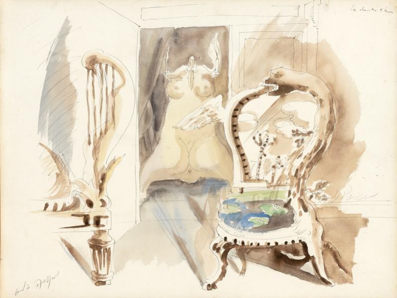LA CHAMBRE D'AMOUR, 1940 André MASSON