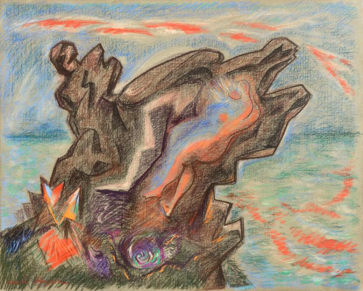 AU CREUX DU ROCHER, 1972 André MASSON