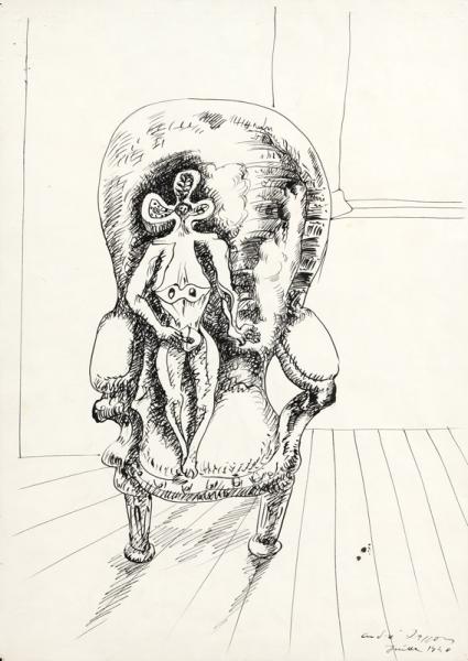 LE FAUTEUIL, 1940 André MASSON