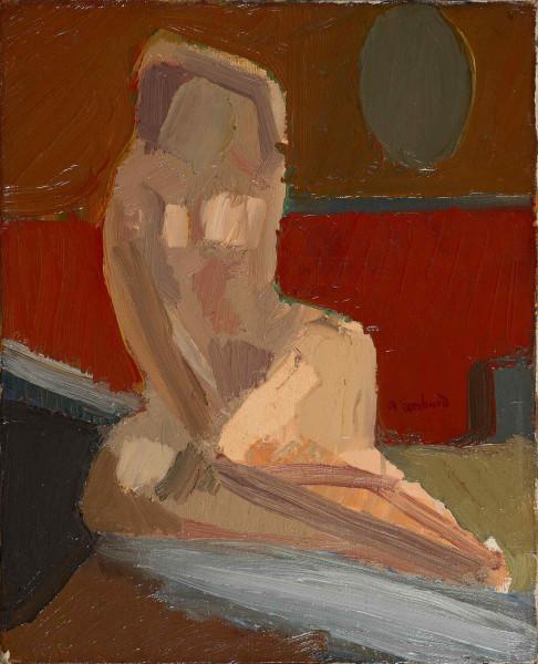 Esquisse d'un nu posant pour une toile, c. 1930 Alfred LOMBARD