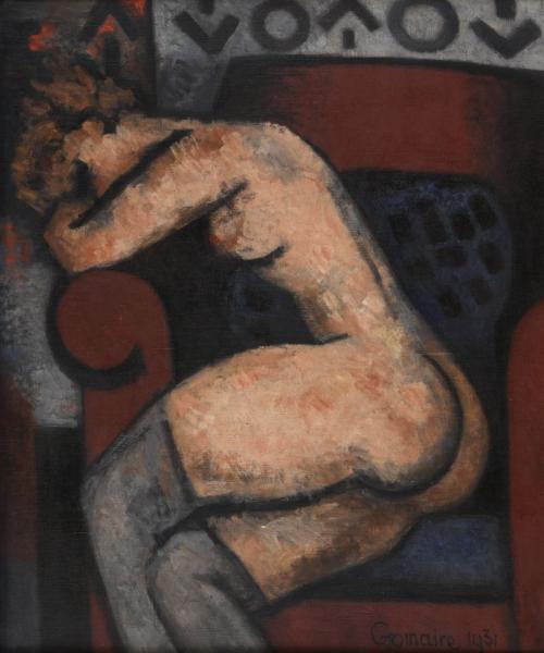 Modèle se reposant, 1931 Marcel GROMAIRE