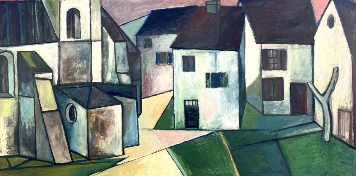 Coin de village, 1952 Georges-Henri PESCADERE