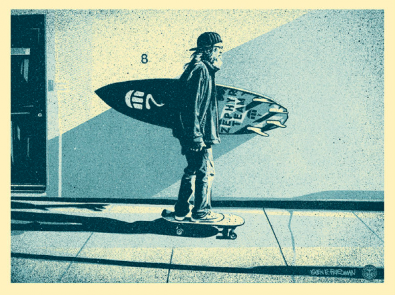 Jeff Ho Zephyr (Blue) Shepard FAIREY