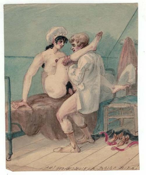 Ah! Que Monsieur baise bien! Ecole Française du XIXème siècle