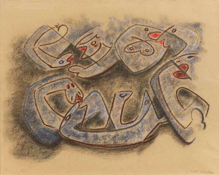 COMBAT D’ANIMAUX, 1929 André MASSON