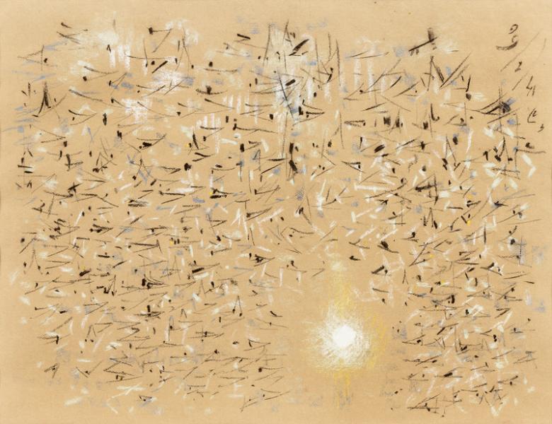 14 JUILLET (LA GRANDE ASSEMBLÉE DES CORBEAUX), 1960 André MASSON