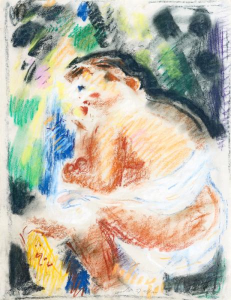 NU, A LA CASCADE André MASSON