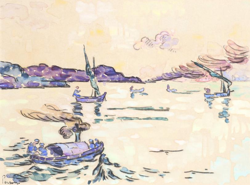 Remorqueurs dans le port de Toulon Henri PERSON