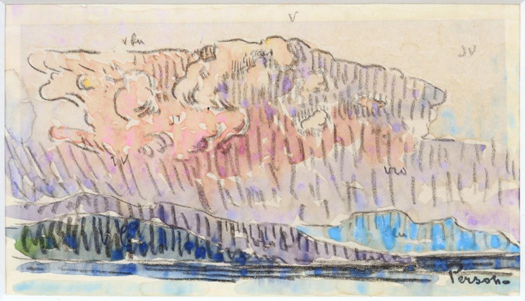 Les nuages roses Henri PERSON