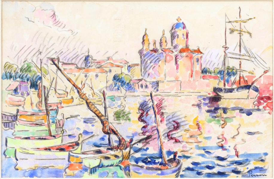 Le port de Saint-Raphaël Henri PERSON