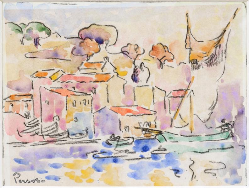 Saint-Tropez, la Ponche et la citadelle Henri PERSON