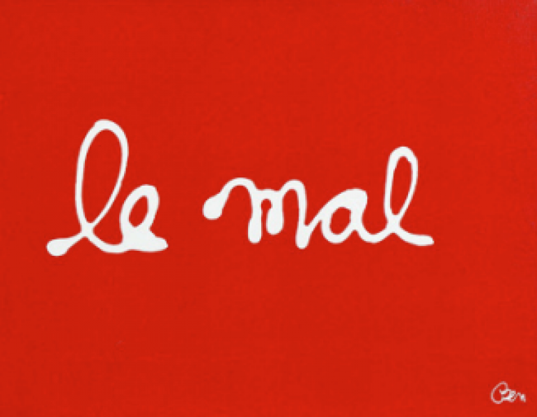 Le Mal, 2003 BEN VAUTIER