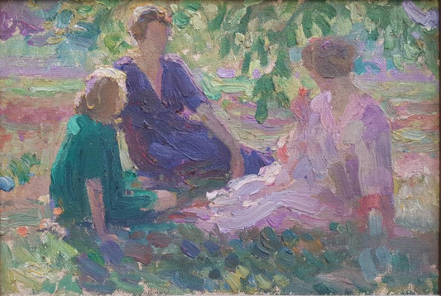 Déjeuner sur l'herbe Marcel POGGIOLI
