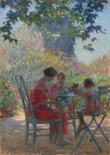 Déjeuner dans le jardin Marcel POGGIOLI