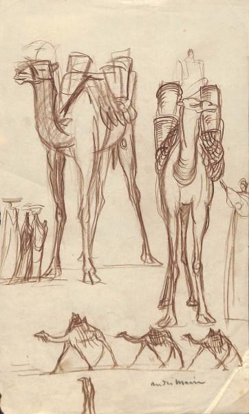 Croquis Egypte André MAIRE