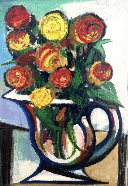 Bouquet rouge et jaune, 1964 Georges-Henri PESCADERE