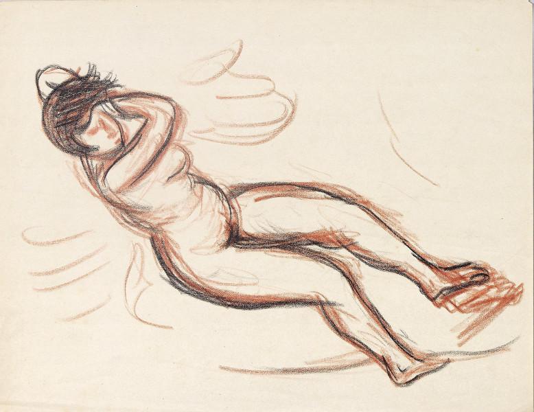 Femme nue étendue