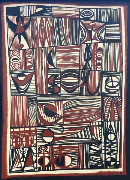 "Tapa-giogiesque", 1954 Georges-Henri PESCADERE