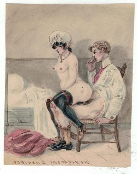 Jouissez Monsieur Ecole Française du XIXème siècle