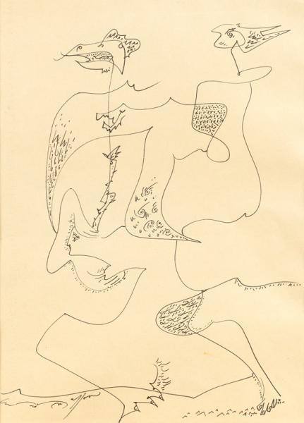 POURSUITE ET MÉTAMORPHOSE, 1967 André MASSON