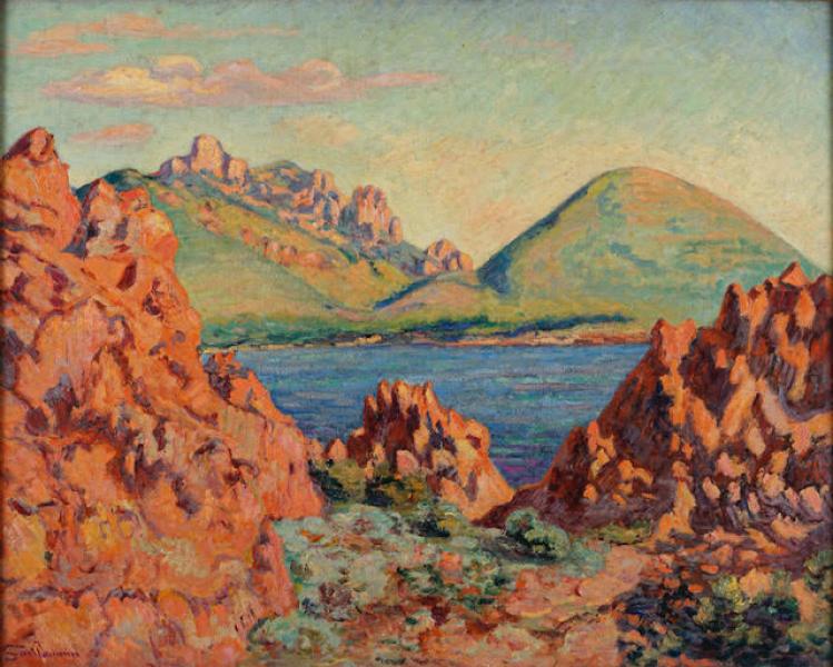 Le cap long, les hauteurs du cap roux, vers 1892 Armand GUILLAUMIN