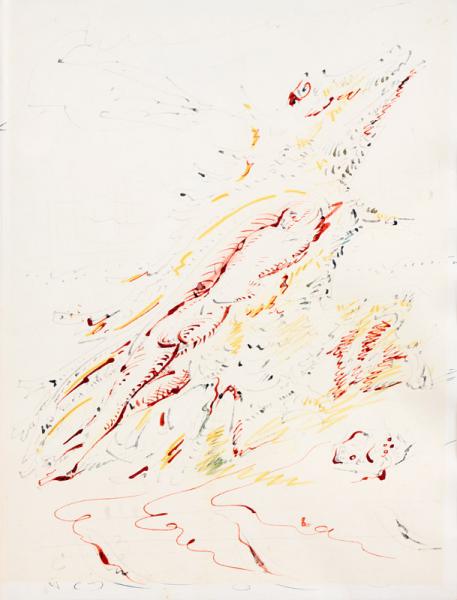 Composition au corps féminin André MASSON