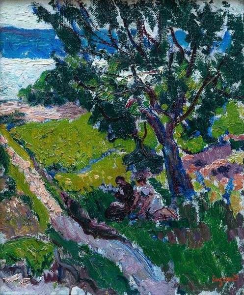 Chemin vers l'étang, vers 1938 René SEYSSAUD