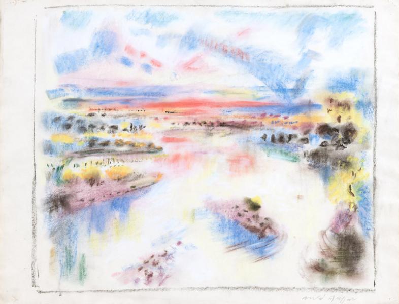 PAYSAGE, 1948 André MASSON