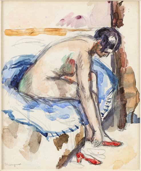 Nu aux chaussons rouges, 1929 Henri MANGUIN