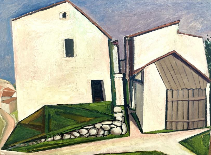 Façade au bord du chemin, hameau des Liesses, juillet 1976 Georges-Henri PESCADERE
