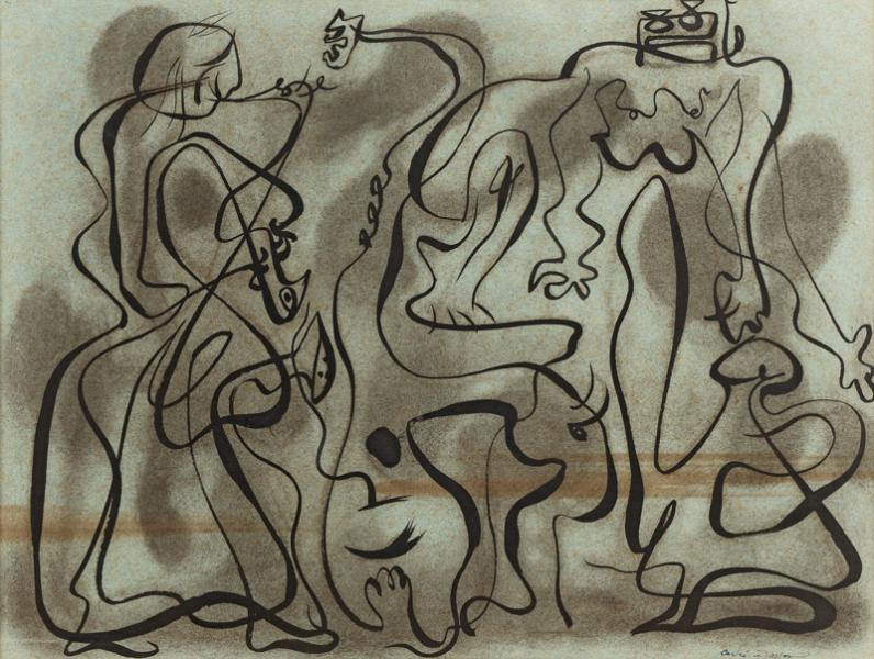 LUNATIQUES, 1943 André MASSON
