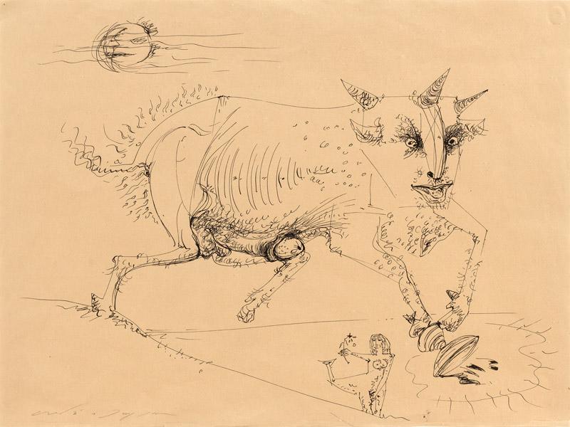 L'ALLEGORIE DE LA BRUTALITE, 1940 André MASSON
