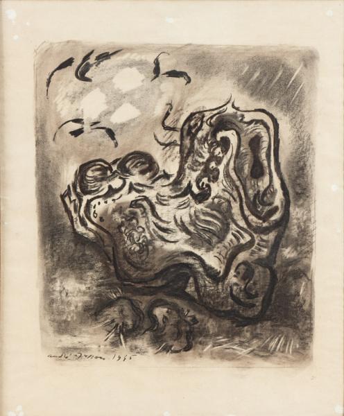 VIEUX SOULIERS SOUS LA PLUIE, 1945 André MASSON