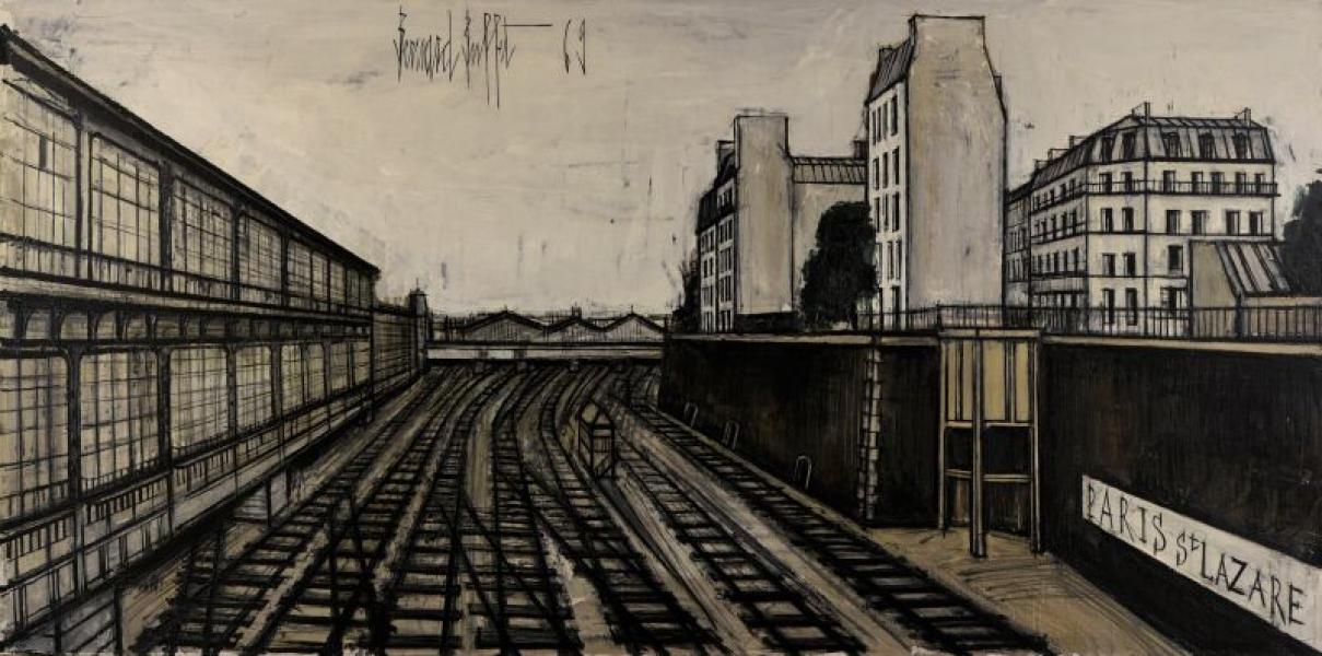 Paris, Saint Lazare, 1969 Bernard BUFFET