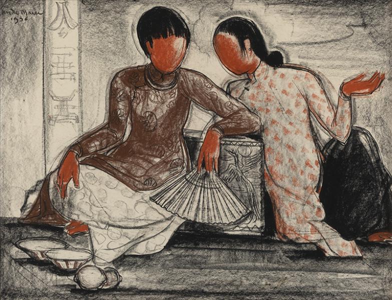 Indochine, la conversation, 1936 André MAIRE