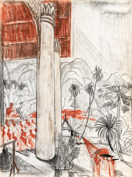 Laos, Luang Prabang, 1955