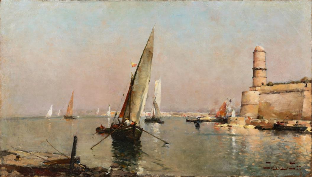 Voiles à l’entrée du port de Marseille David DELLEPIANE