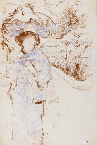 Lucie Hessel au Clos Cézanne, vers 1917-1918 Edouard VUILLARD