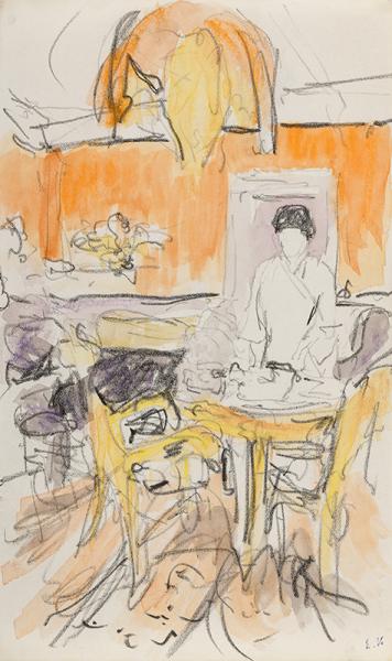 Lucie Hessel au Clos Cézanne, vers 1920-1924 Edouard VUILLARD