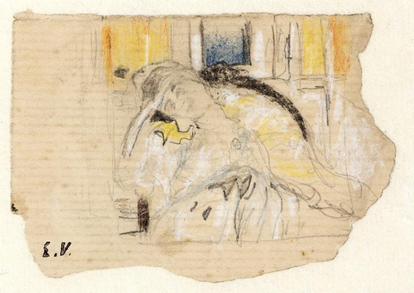 Misia à Cannes (étude pour Le Nonchaloir), 1901 Edouard VUILLARD