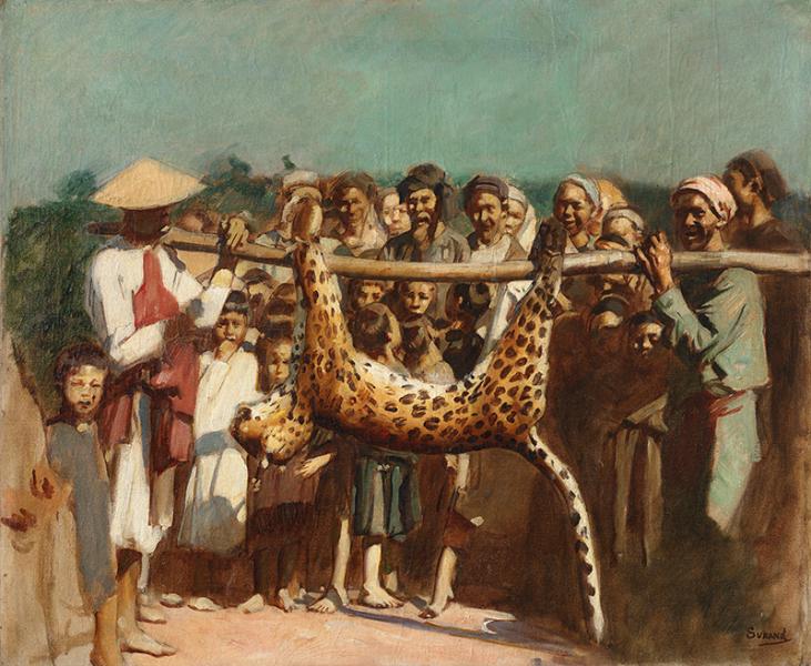 Retour de chasse en Asie Gustave SURAND