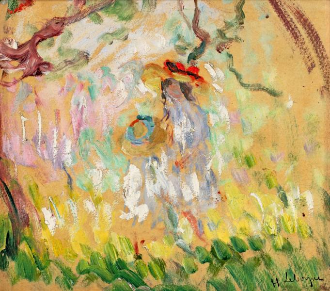 Fillettes au jardin Henri LEBASQUE