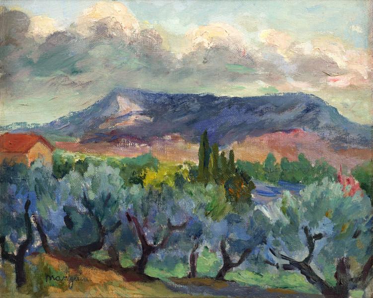 Paysage de Cassis, Eté 1914 Henri MANGUIN