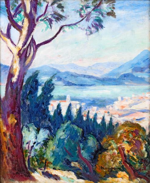 Saint-Tropez vu de la citadelle, été 1925 Henri MANGUIN